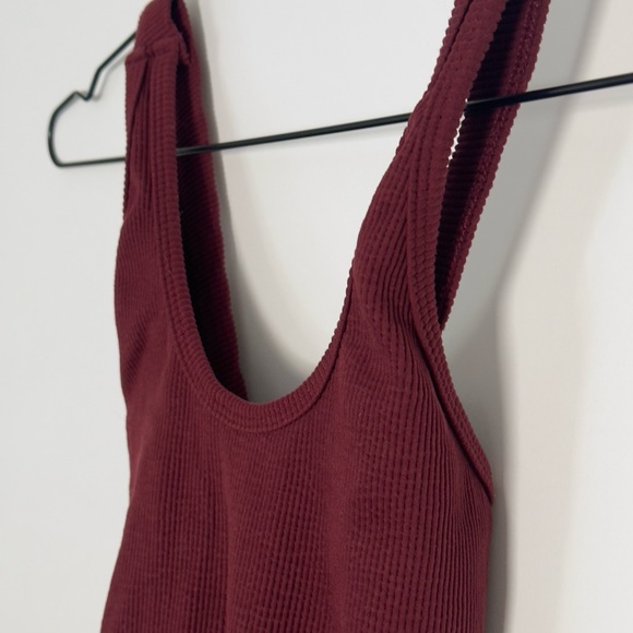 Free People Free Style Shortsie Ribbed Exercise Romper XS/S - Picture 6 of 7